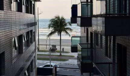 Apartamento com 1 quarto à venda, 55 m² por R$ 295.000 - Caiçara - Praia Grande/SP