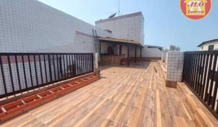 Cobertura com 2 quartos à venda, 135 m² por R$ 650.000 - Tupi - Praia Grande/SP
