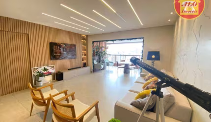 Apartamento com 3 quartos à venda, 146 m² por R$ 1.750.000 - Vila Guilhermina - Praia Grande/SP