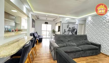 Apartamento com 2 quartos à venda, 100 m² por R$ 750.000 - Vila Guilhermina - Praia Grande/SP