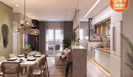 Apartamento com 2 quartos à venda, 73 m² por R$ 574.900 - Canto do Forte - Praia Grande/SP