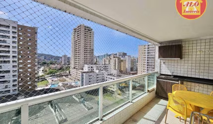 Apartamento com 2 quartos à venda, 84 m² por R$ 682.000 - Canto do Forte - Praia Grande/SP