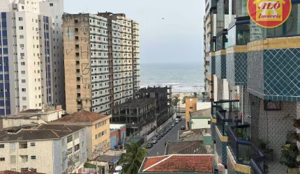 Apartamento com 1 quarto à venda, 49 m² por R$ 289.000 - Vila Guilhermina - Praia Grande/SP