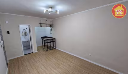 Kitnet com 1 quarto à venda, 25 m² por R$ 189.000 - Canto do Forte - Praia Grande/SP