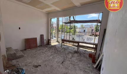 Sobrado com 3 quartos à venda, 89 m² por R$ 570.000 - Vila Guilhermina - Praia Grande/SP