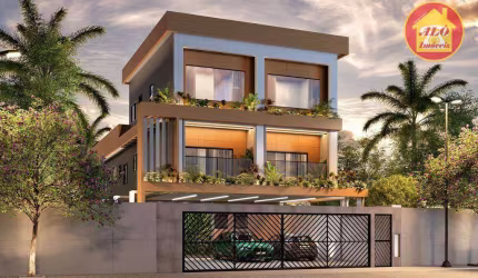 Casa com 2 quartos à venda, 48 m² por R$ 335.000 - Vila Guilhermina - Praia Grande/SP