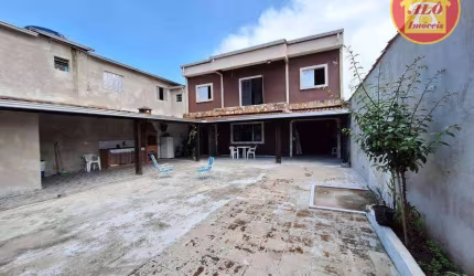 Sobrado com 4 quartos à venda, 175 m² por R$ 480.000 - Quietude - Praia Grande/SP