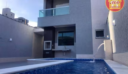 Sobrado com 3 quartos à venda, 135 m² por R$ 990.000 - Tupi - Praia Grande/SP