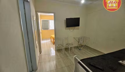 Kitnet com 1 quarto à venda, 32 m² por R$ 189.000 - Nova Mirim - Praia Grande/SP