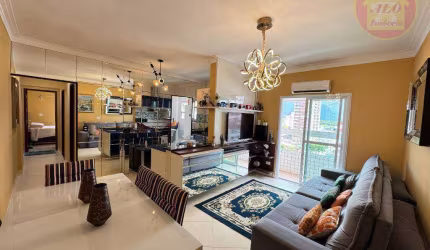 Apartamento com 2 quartos à venda, 78 m² por R$ 550.000 - Caiçara - Praia Grande/SP
