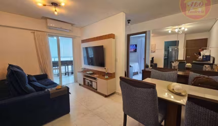 Apartamento com 1 quarto à venda, 56 m² por R$ 465.000 - Canto do Forte - Praia Grande/SP