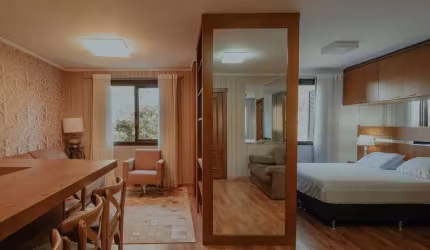 Apartamento para venda, 01 dormitório, 02 vagas de Garagem - Vila Suíça, Gramado/ RS