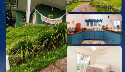 Linda casa com 250m² com vista magnífica no Vale das Montanhas em Gramado-RS