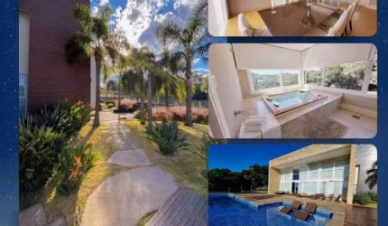 Mansão em Santa Maria do Herval com vista excepcional, com 6 quartos (5 suítes) e piscina