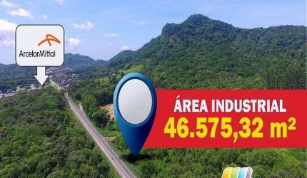 Área à venda, 46575 m² por R$ 1.500.000,00 - Rocio Grande - São Francisco do Sul/SC