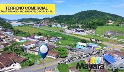 Terreno à venda, 515 m² por R$ 230.000 - Água Branca - São Francisco do Sul/SC