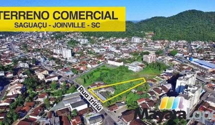 Terreno à venda, 3 m² por R$ 4.527.200 - Saguaçu - Joinville/SC