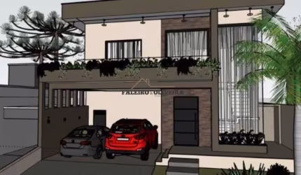 Casa em condomínio fechado com 4 quartos à venda na Via Paulo Leone, Residencial Pecan, Itupeva, 281 m2 por R$ 1.390.000