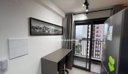 108698-109507 Apartamento com 1 dormitório, 33 m² - venda por R$ 590.000 ou aluguel por R$ 4.830/mês - Brooklin - São Paulo/SP