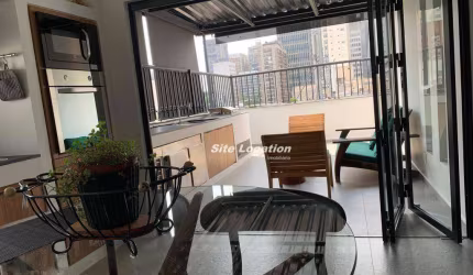 130 Cobertura com  Churrasqueira 1 dormitório à venda, 80 m² por R$ 1.190.000 - Jardins - São Paulo/SP