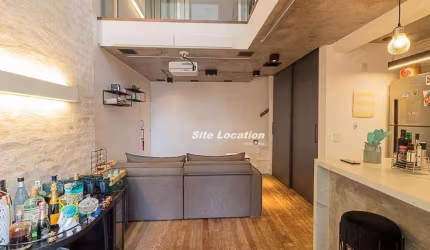 112243 Apartamento com 1 dormitório à venda, 77 m² por R$ 1.650.000 - Itaim Bibi - São Paulo/SP