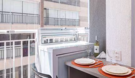 111808 Lindo Studio Mobiliado com Varanda