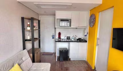 113116 Apartamento com 1 dormitório para alugar, 27 m² por R$ 4.250/mês - Moema - São Paulo/SP