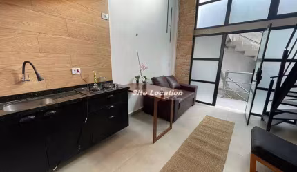 114380 Apartamento com 1 dormitório para alugar, 45 m² por R$ 3.400/mês - Mirandópolis - São Paulo/SP