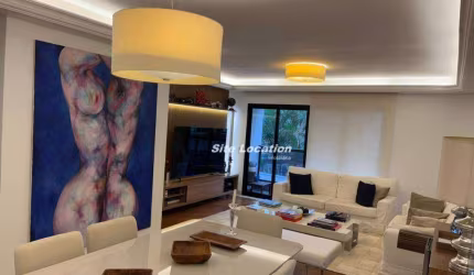115571 Apartamento com 3 dormitórios para alugar, 168 m² por R$ 17.089/mês - Moema - São Paulo/SP