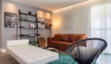 117003 Apartamento com 1 dormitório à venda, 74 m² por R$ 1.900.000 - Ibirapuera - São Paulo/SP