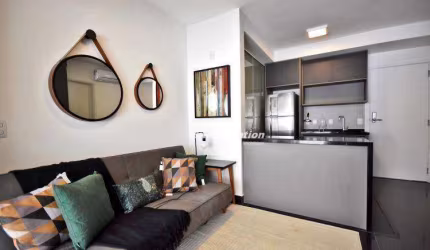 114818 Apartamento com 1 dormitório para alugar, 49 m² por R$ 6.106/mês - Pinheiros - São Paulo/SP