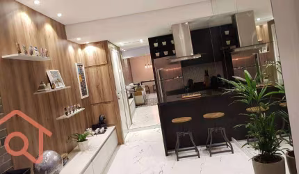 Apartamento Mobiliado com 2 dormitórios à venda, 72 m² por R$ 850.000 - Cambuci - São Paulo/SP
