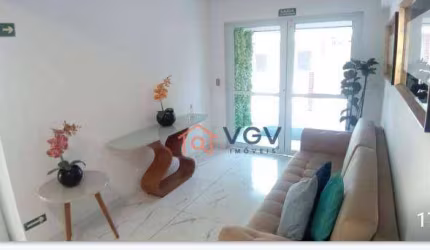 Apartamento, 78 m² - venda por R$ 520.000,00 ou aluguel por R$ 3.200,00/mês - Boqueirão - Praia Grande/SP