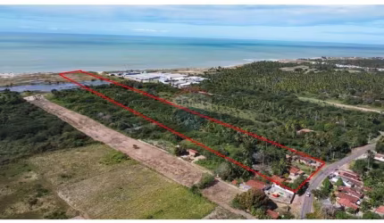 Terreno beira com 44.610 m² em São Miguel do Gostoso