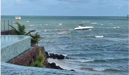 VENDA LOTES À BEIRA MAR E RIO EM CONDOMÍNIO DE CASAS - CASA DE PEDRA - PIRANGÍ DO NORTE - RN