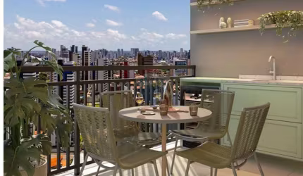 Apartamento para venda no condomínio MOOD CANDELÁRIA com duas tipologias, 59m² e 70m², a partir de R$ 426.000