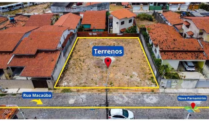 vendo este Terreno financiável em Nova Parnamirim com 500m²