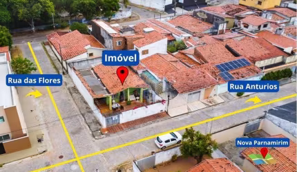 Casa de esquina em Nova Parnamirim