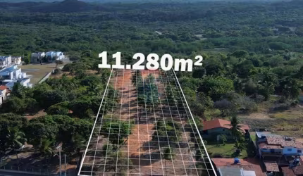 Terreno de 11.280 m² na praia de Pirangi do Norte