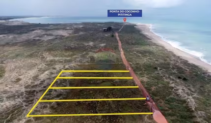 TERRENO DE 480 M2  À VENDA NA PRAIA DE MARACAJAU - BARRA DE MAXARANGUAPE RN