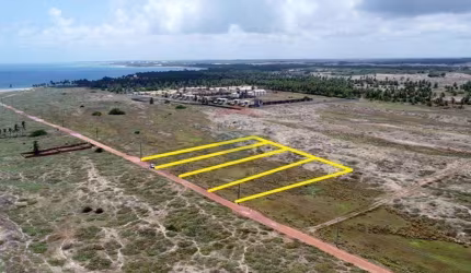 TERRENO 480 M2  À VENDA NA PRAIA DE MARACAJAU - BARRA DE MAXARANGUAPE RN