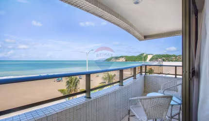 Flat Perfeito Frente Mar em Ponta Negra, Natal 1 Suíte 46m² Lazer e Segurança 24 horas