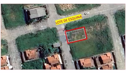Terreno de esquina com infra estrutura