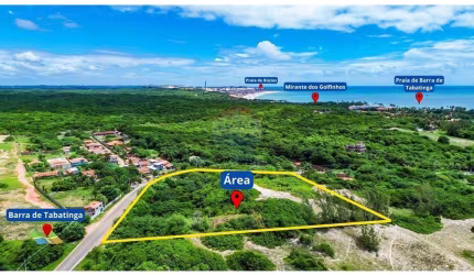 Terreno com Vista para o Mar na Barra de Tabatinga – Oportunidade Imperdível para Construção e Investimento!