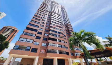 Belo apt. mobiliado no Ed. Studio da Praia em Ponta Negra, com 2 suítes