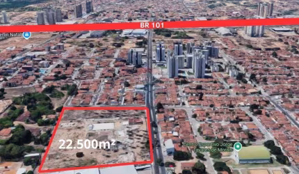Alugo área comercial com 22.500m² na Av. Abel Cabral