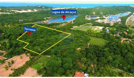 TERRENO PRÓXIMO DA LAGOA DE ALCAÇUZ