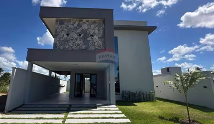 Venda de casa duplex com 3 Suítes em MONTREAL Condomínio Clube – Vida Nova, Parnamirim/RN - FINANCIAMENTO FACILITADO