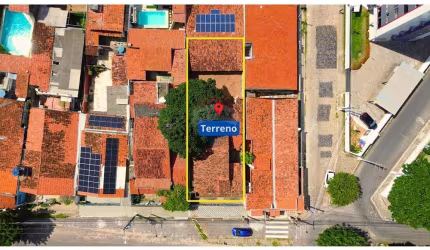 Terreno com Construção no Coração do Alecrim – Rua Olinto Meira | R$ 350.000,00