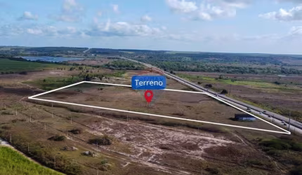 ALUGO Terreno Com 70.000 m² Nas Margens da BR-101 - São José do Mipibu